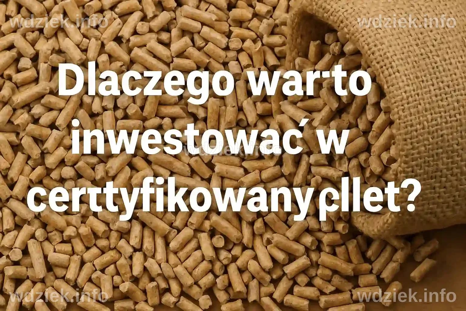 Dlaczego warto inwestować w certyfikowany pellet? - Extra Kotły na ...