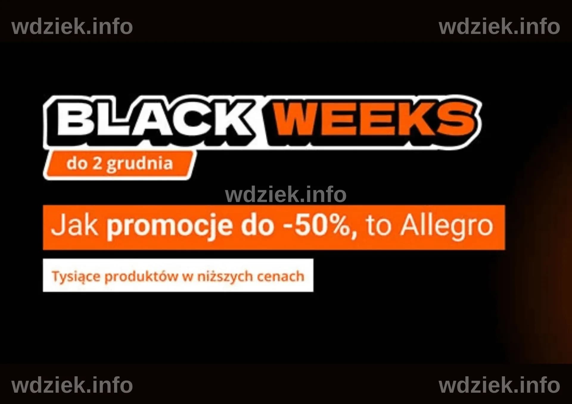 Allegro Black Weeks: Największe promocje i rabaty na Allegro