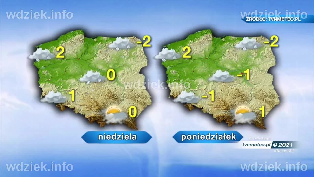 Pogoda na weekend: Śnieg i mroźne temperatury w Polsce