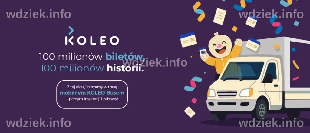 100 milionów biletów, 100 milionów historii! › Magazyn KOLEO