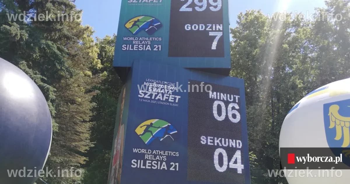 W Parku Śląskim ustawili zegar odmierzający czas do mistrzostw świata w ...